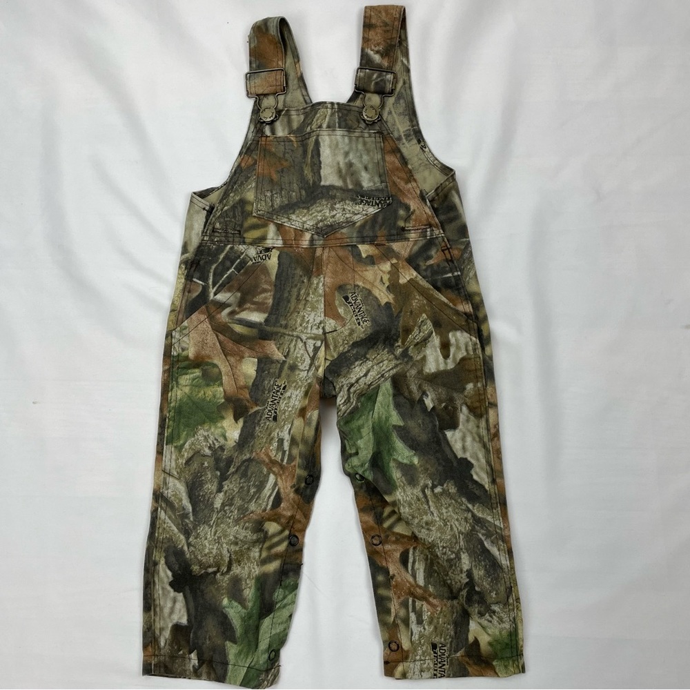 Jordan Lee Camo overalls Jumpsuit boys size 12m Hunting Gear Camouflage Timber